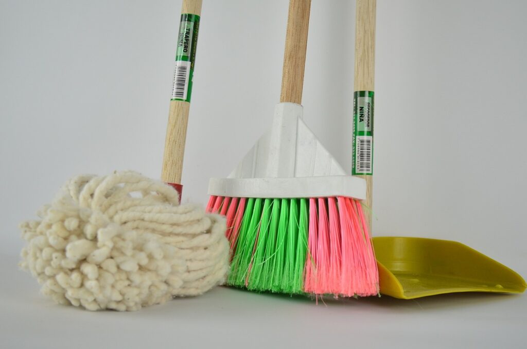 Mop dust pan mop broom | Markville Carpet & Flooring