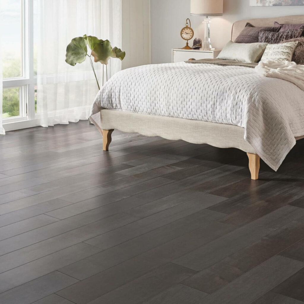 Bedroom hardwood flooring | Markville Carpet & Flooring