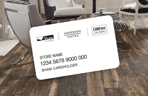 Shaw-Card-Financing | Markville Flooring