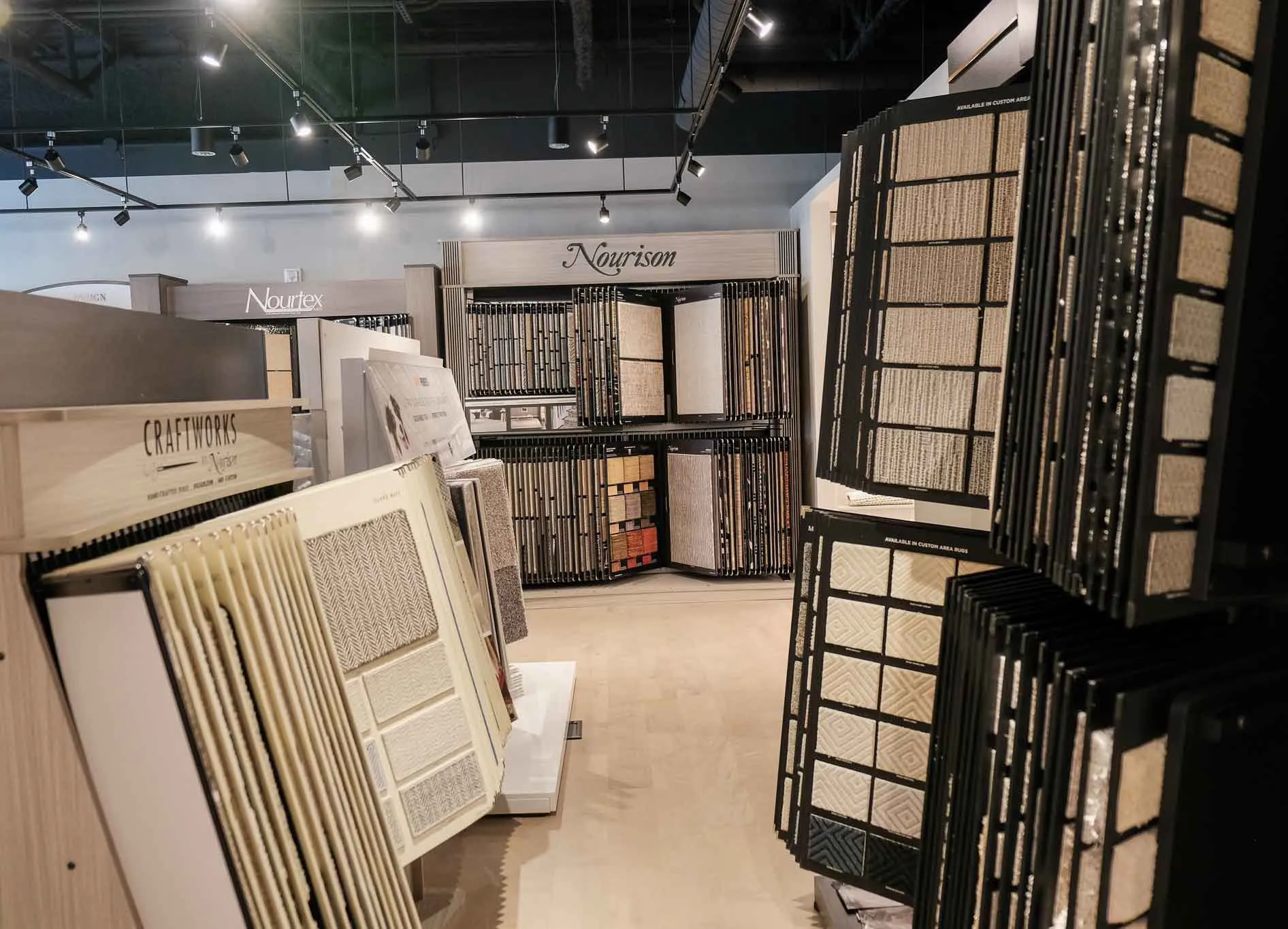 Product samples at showroom | Markville Flooring